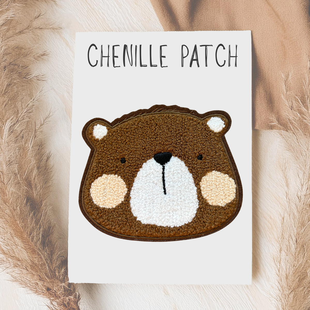 Chenille Patch Bärchen