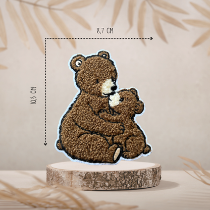 Chenille Patch Bärenmama