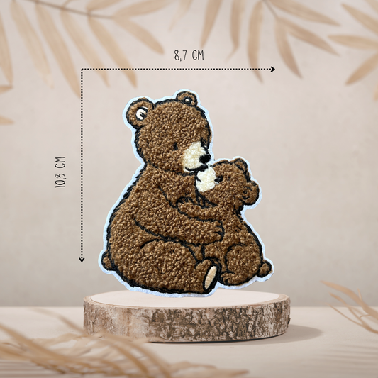 Chenille Patch Bärenmama