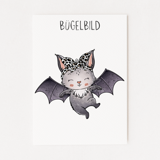 Bügelbild Fledi Fussel Leo