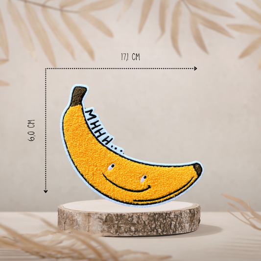 Chenille Patch Mhhh Banana