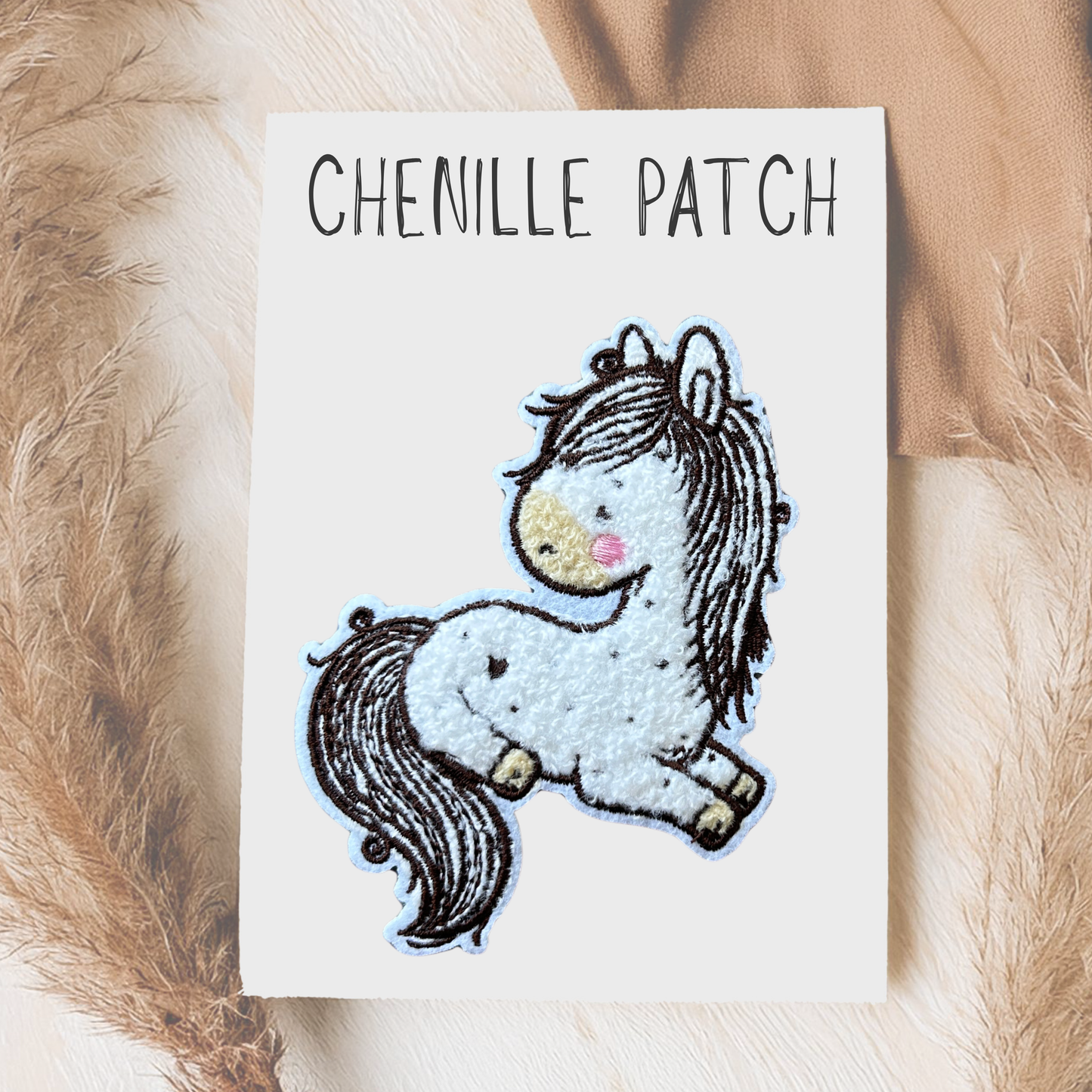 Chenille Patch Pferdchen