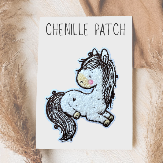 Chenille Patch Pferdchen