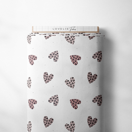 Ribjersey Leo Hearts Rose