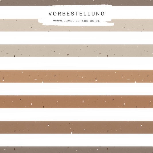Vorbestellung: Streifen Kombi Brauntöne