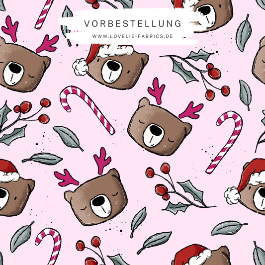 Vorbestellung: Bear Xmas Pink