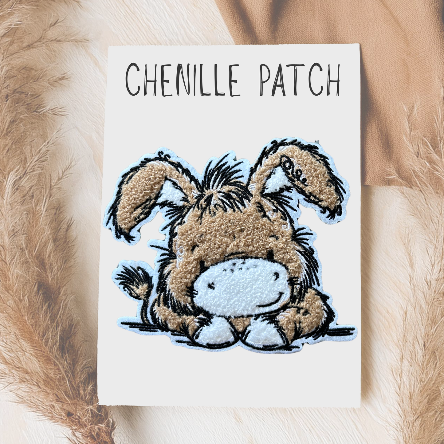 Chenille Patch Eselchen