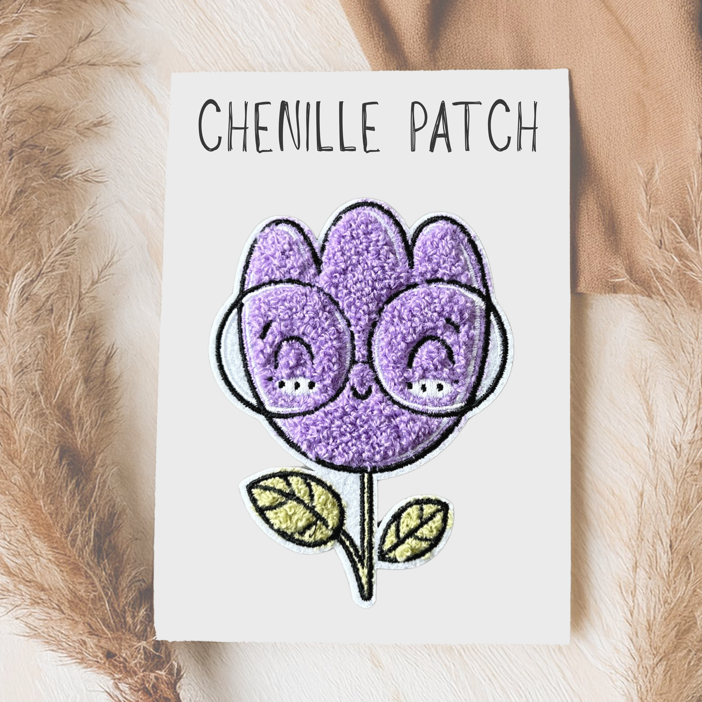 Chenille Patch Flower Baby