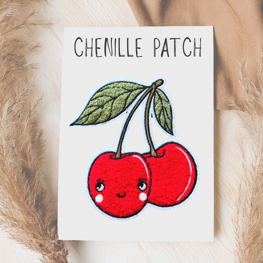 Chenille Patch Kirschen