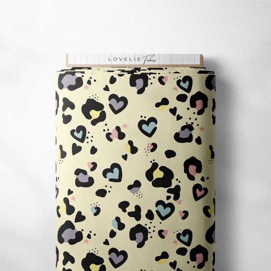 Ribjersey LeoLove Pastell Gelb