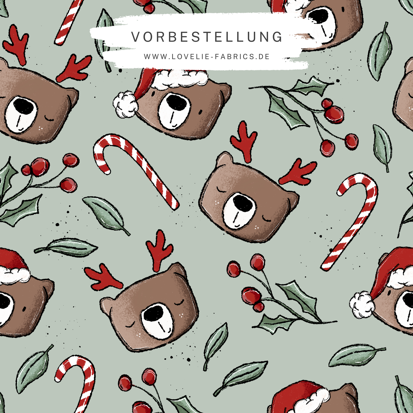 Vorbestellung: Bear Xmas Green