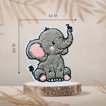 Chenille Patch Knuddelelefant
