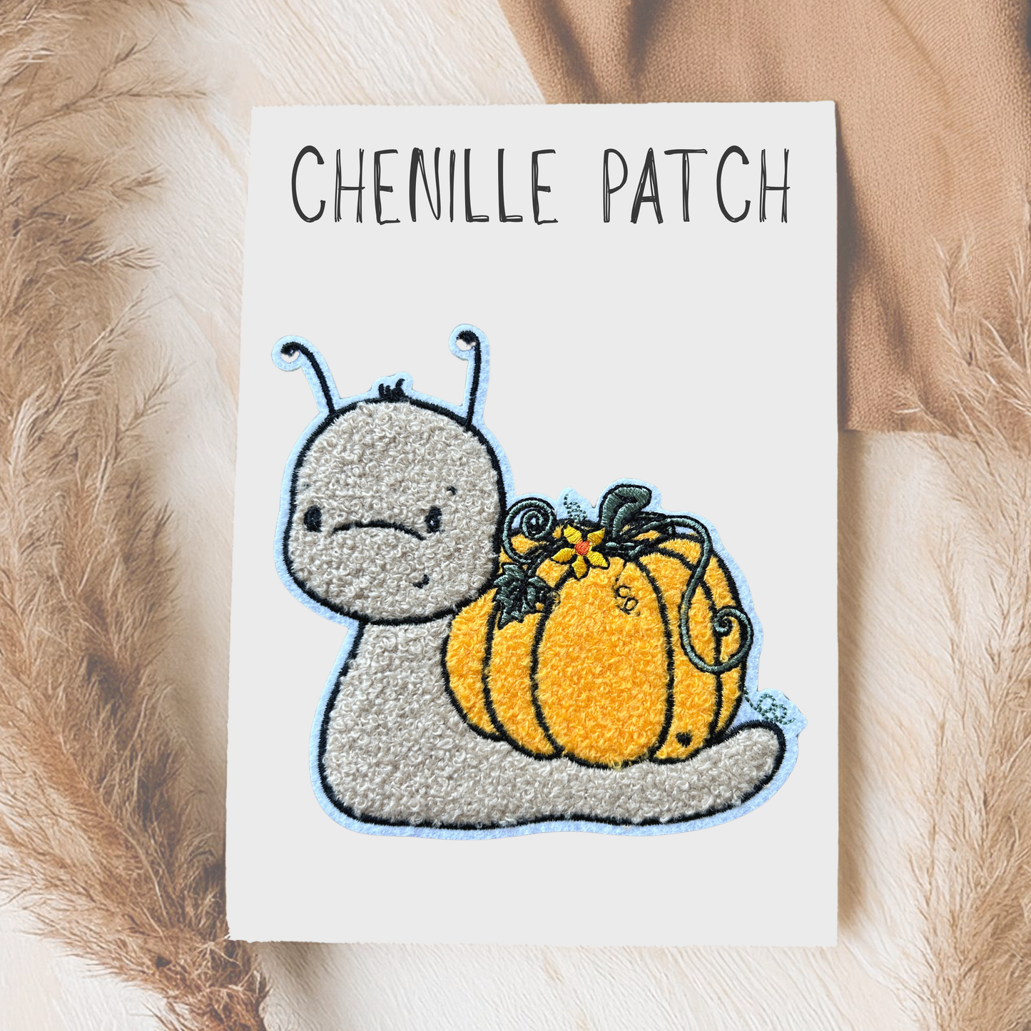Chenille Patch Herbstschnecke