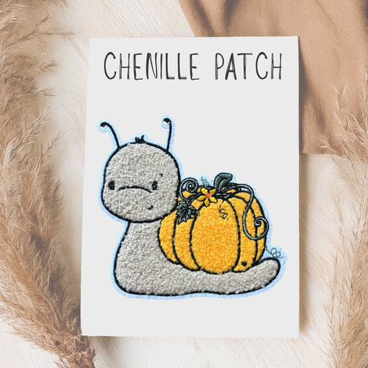 Chenille Patch Herbstschnecke