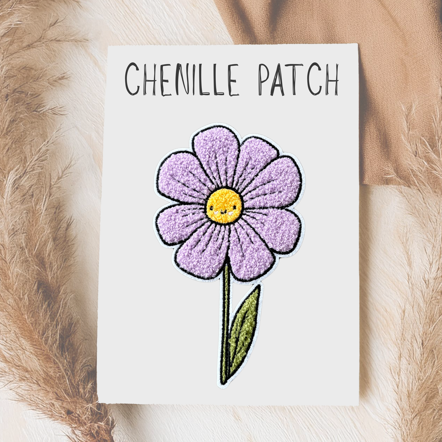 Chenille Patch Blumenliebe