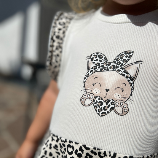 Bügelbild Leo Love Kitty