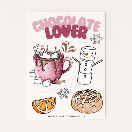 Bügelbildbogen Chocolate Lover