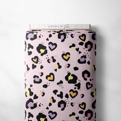 Ribjersey LeoLove Pastell Rosa