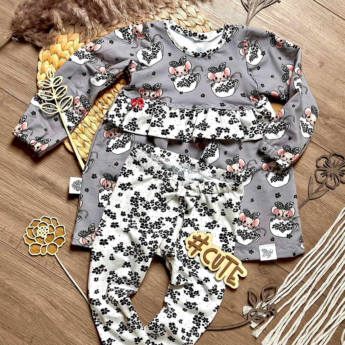 French Terry Tassenmaus