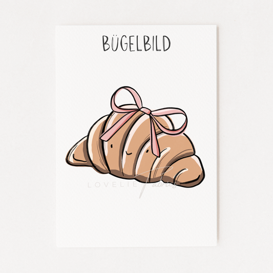 Bügelbild Bakery Club Croissant