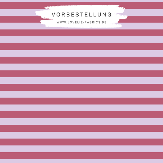 Vorbestellung: Streifen Kombi Lila
