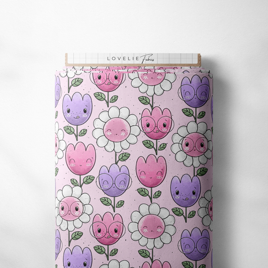 Ribjersey Flower Baby