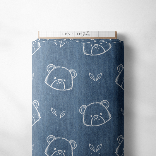 Jersey Denim Bärchen