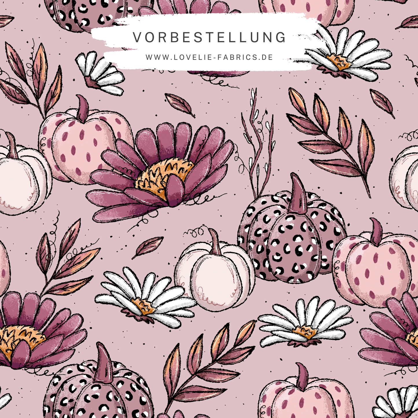 Vorbestellung: Kürbis Wiese Rose