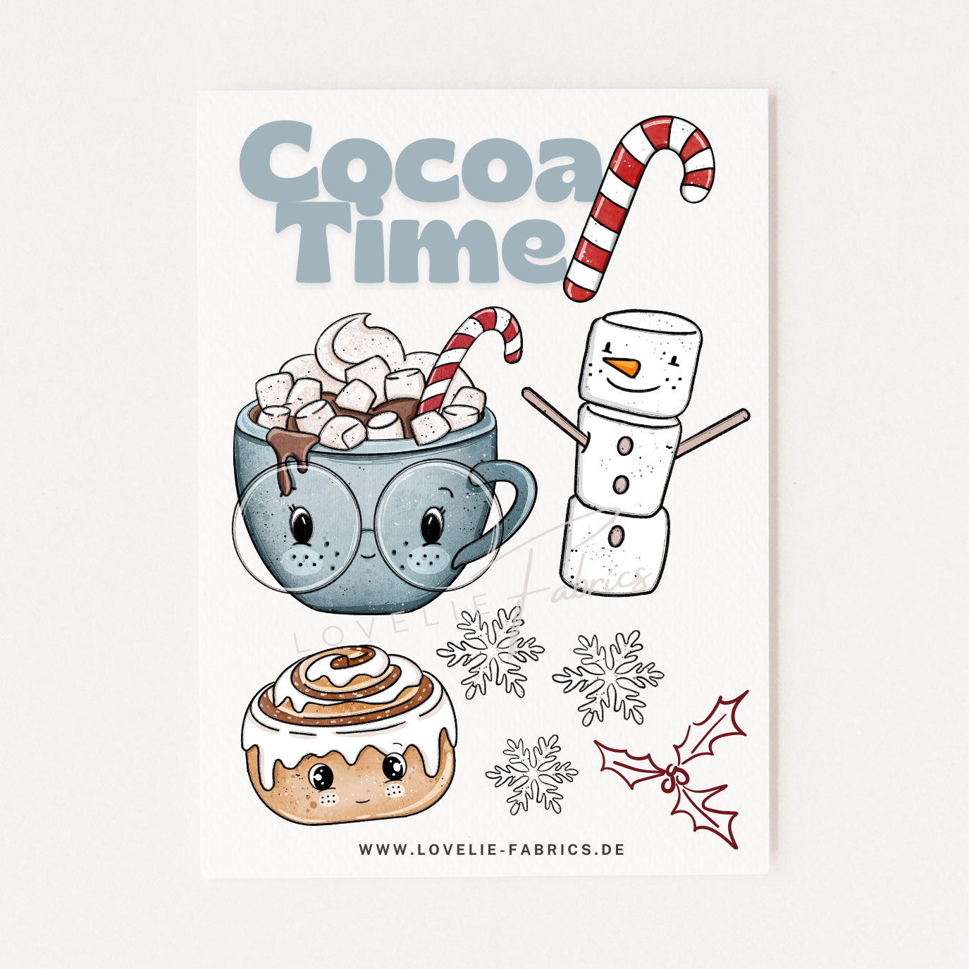 Bügelbildbogen Cocoa Time