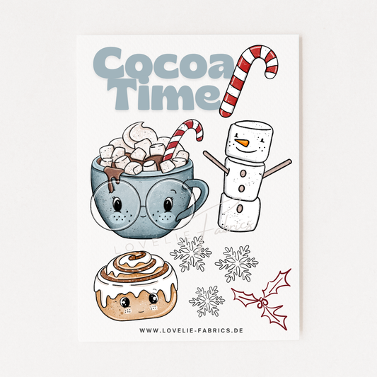 Bügelbildbogen Cocoa Time