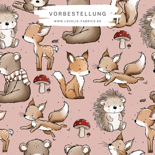 Vorbestellung: Waldtiere Rose