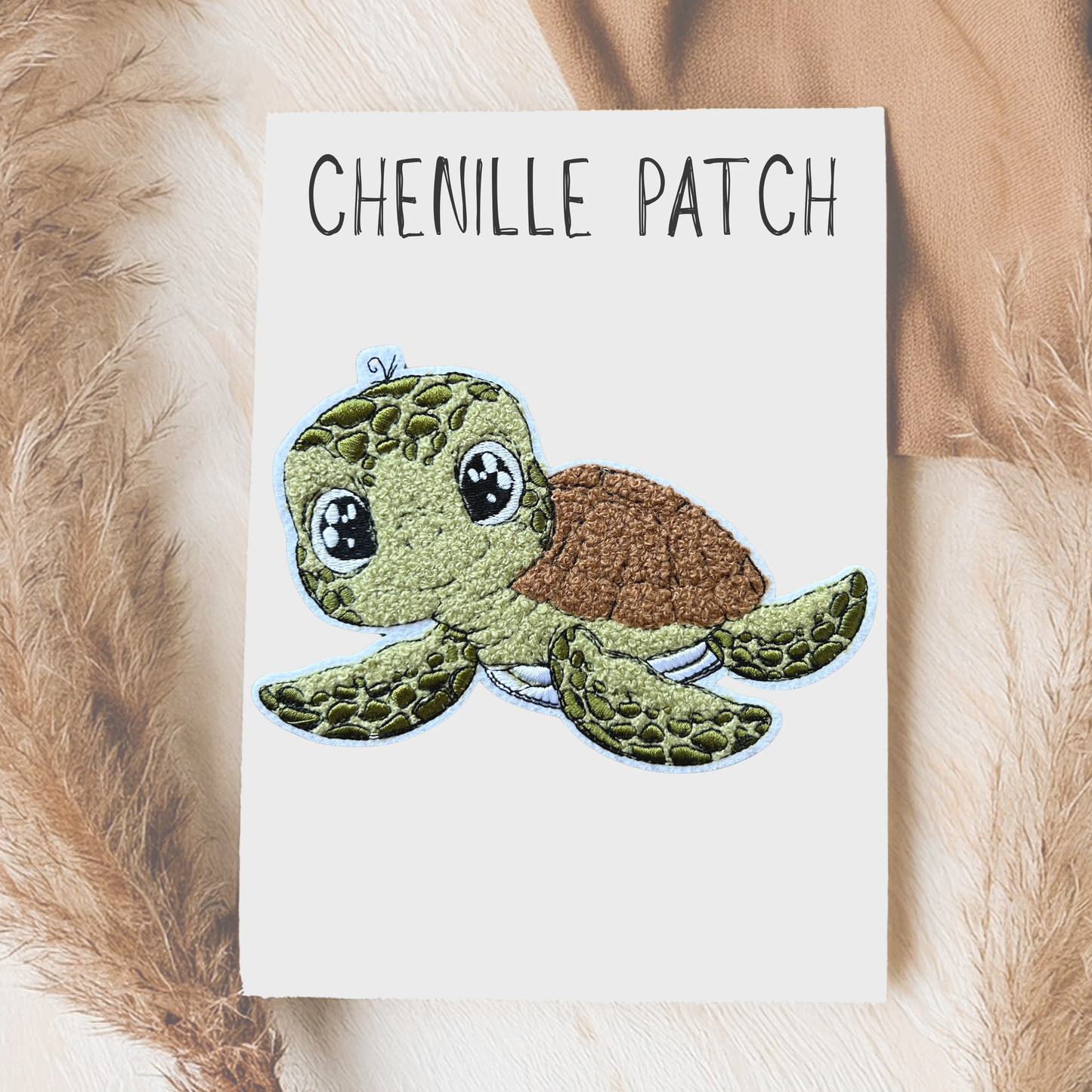 Chenille Patch Schildkröte