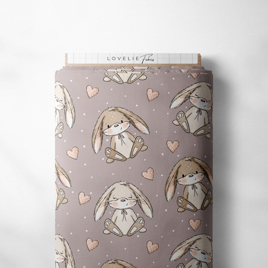 Jersey Hasen Scratch Mauve