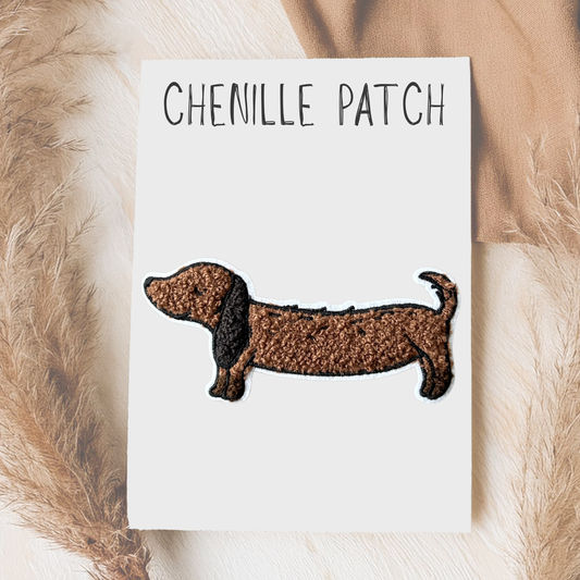 Chenille Patch Dackel