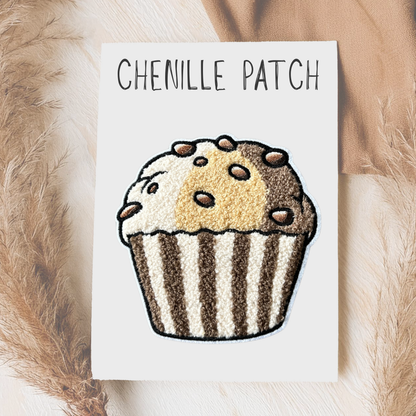 Chenille Patch Schoko Muffin