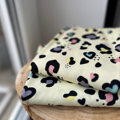Ribjersey LeoLove Pastell Gelb
