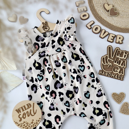Ribjersey LeoLove Creme