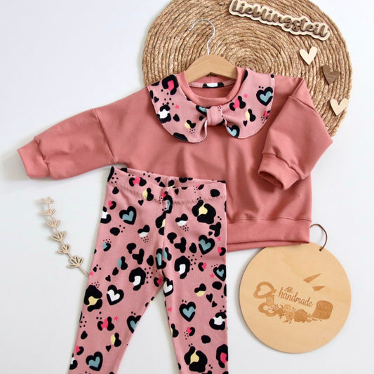 Ribjersey LeoLove Pink