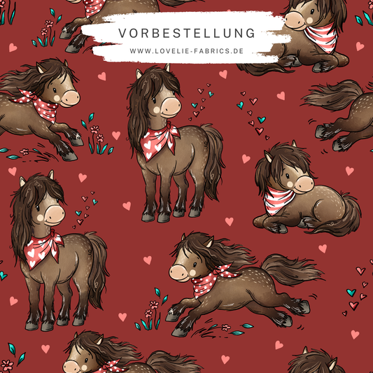 Vorbestellung: Pferde Horde Rot