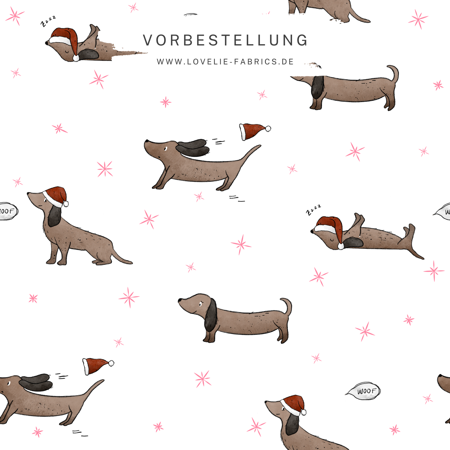 Vorbestellung: Dackel Xmas Girly