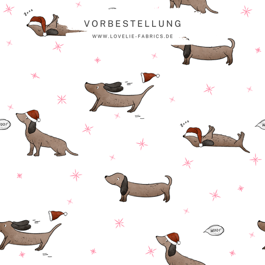 Vorbestellung: Dackel Xmas Girly