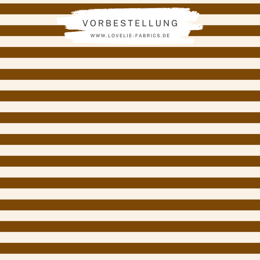 Vorbestellung: Steifen Kombi Braun