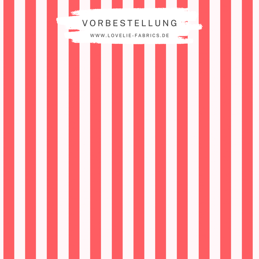 Vorbestellung: Streifen Kombi Rosarot