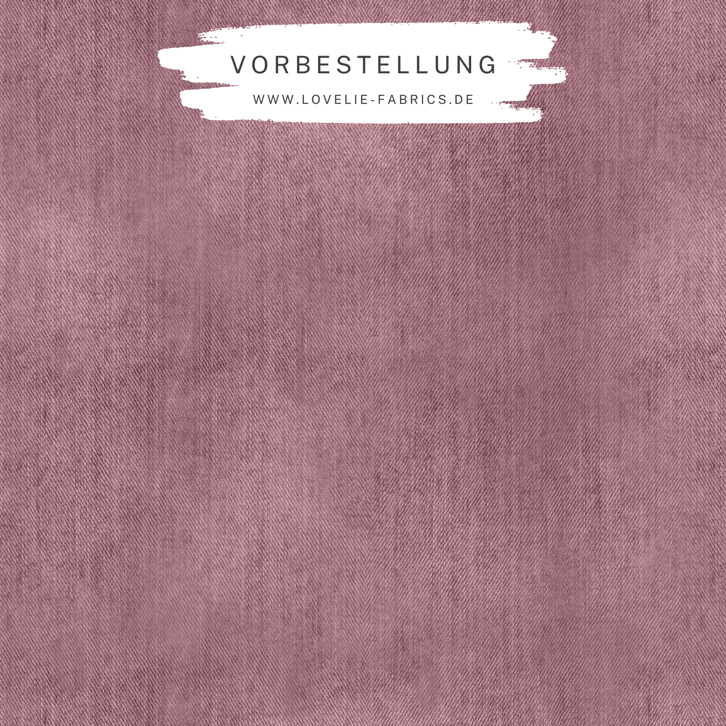 Vorbestellung: Bio French Terry Denim Mauve