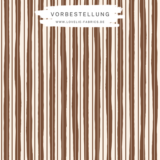 Vorbestellung: Streifen Kombi Brown
